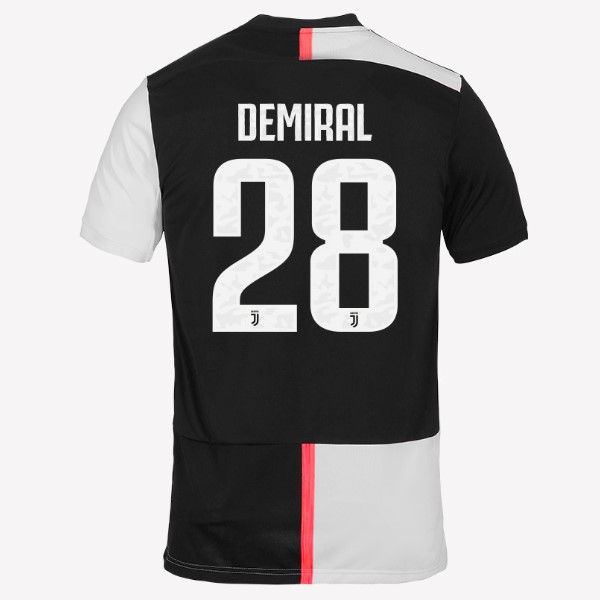 Camiseta Juventus NO.28 Demiral 1ª Kit 2019 2020 Blanco Negro